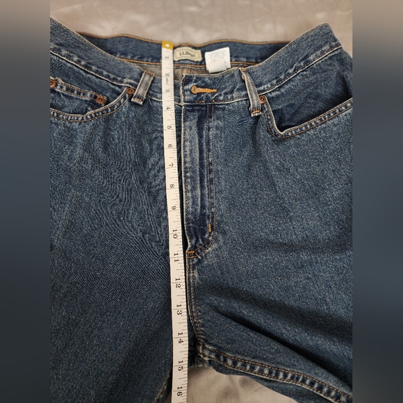 LL Bean Jeans, Women's 14 Reg Cotton - Picture 8 of 12